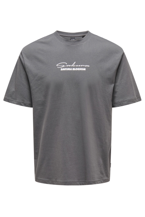 Only & Sons onskeane rlx ss print tee noos